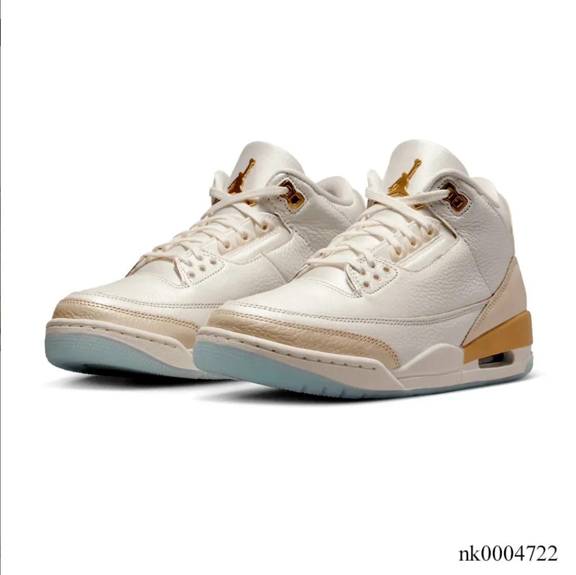 Alternative view of Air Jordan 3 Champagne and Oysters Shoes Sneakers