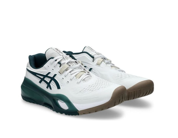 Asics Gel-Resolution X White Saxon Green 1041A481-111 - Image 4