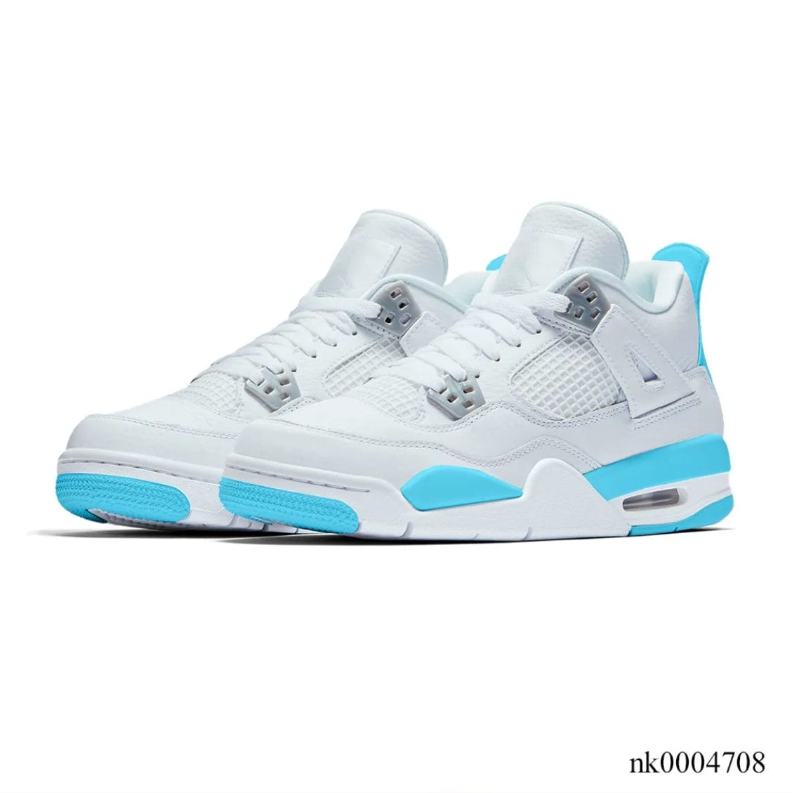 Alternative view of Air Jordan 4 Blue Chill Shoes Sneakers