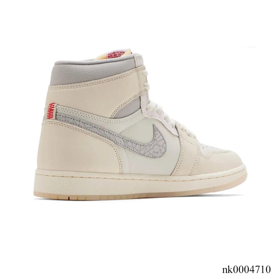 Alternative view of Air Jordan 1 High OG Sail Elephant Print Shoes Sneakers