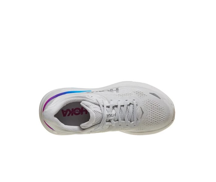 Hoka One One Bondi 9 Cosmic Grey White Mesh 1162012-CYWH - Image 5