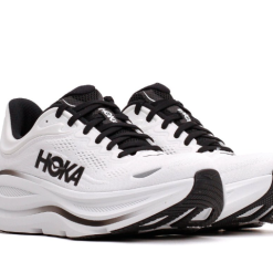 Alternative view of Hoka One One Bondi 9 White Black 1162011-WBLC