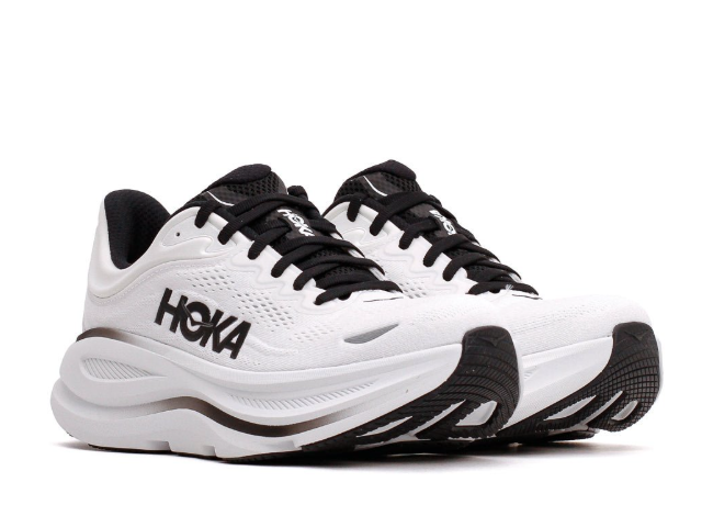 Hoka One One Bondi 9 White Black 1162011-WBLC - Image 2
