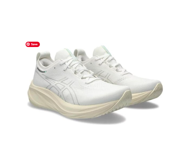 Asics Gel Nimbus 26 White Off White 1011B794-101 - Image 3