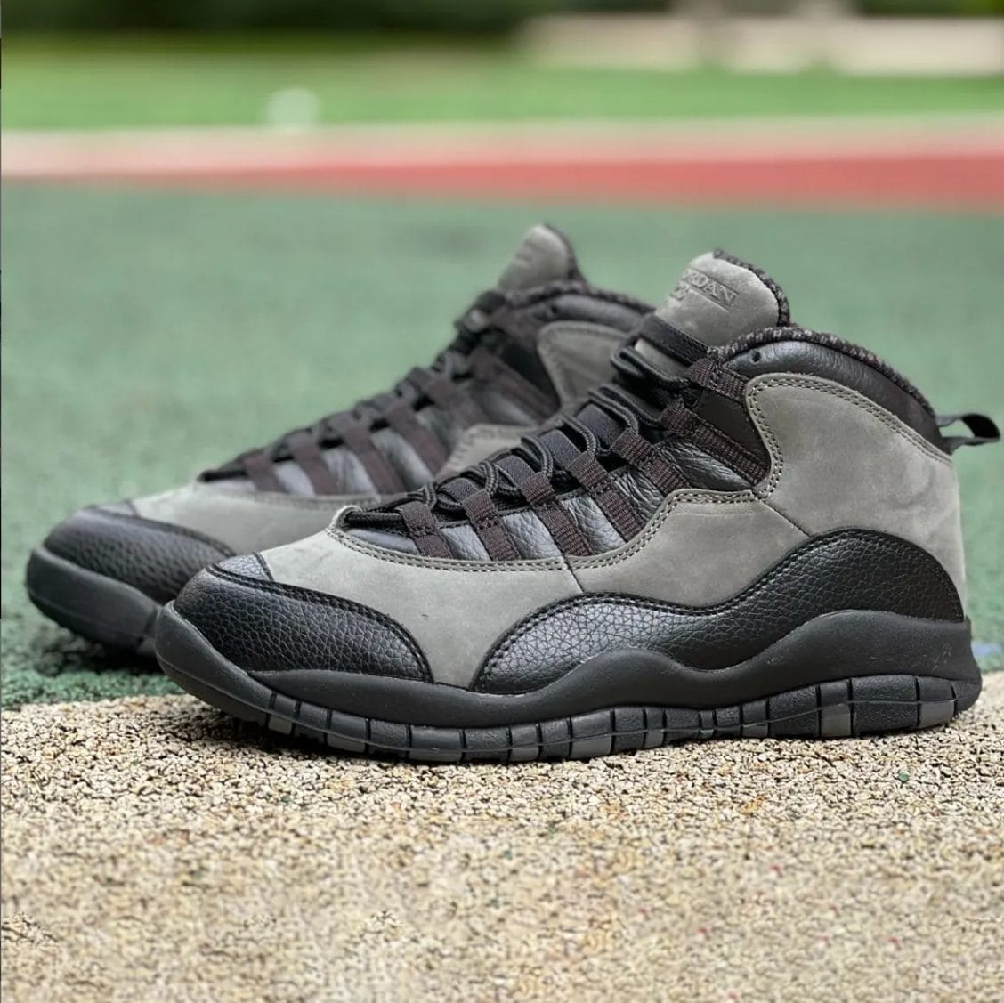 Alternative view of Air Jordan 10 Retro Shadow (1994) Shoes Sneakers