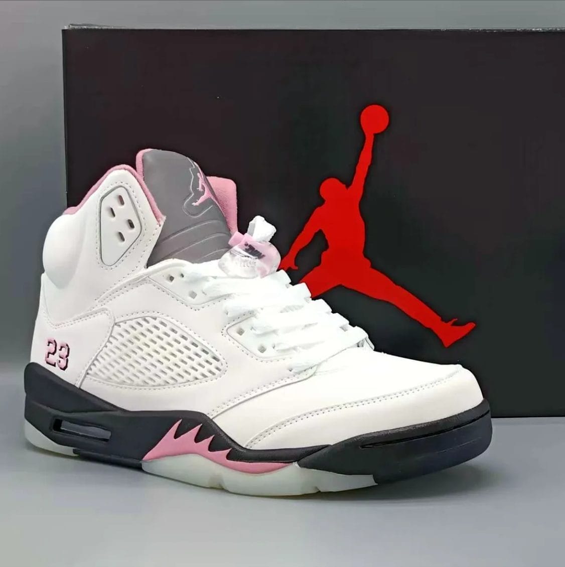 Air Jordan 5 35th Anniversary Medium Soft Pink Shoes Sneakers - Image 6