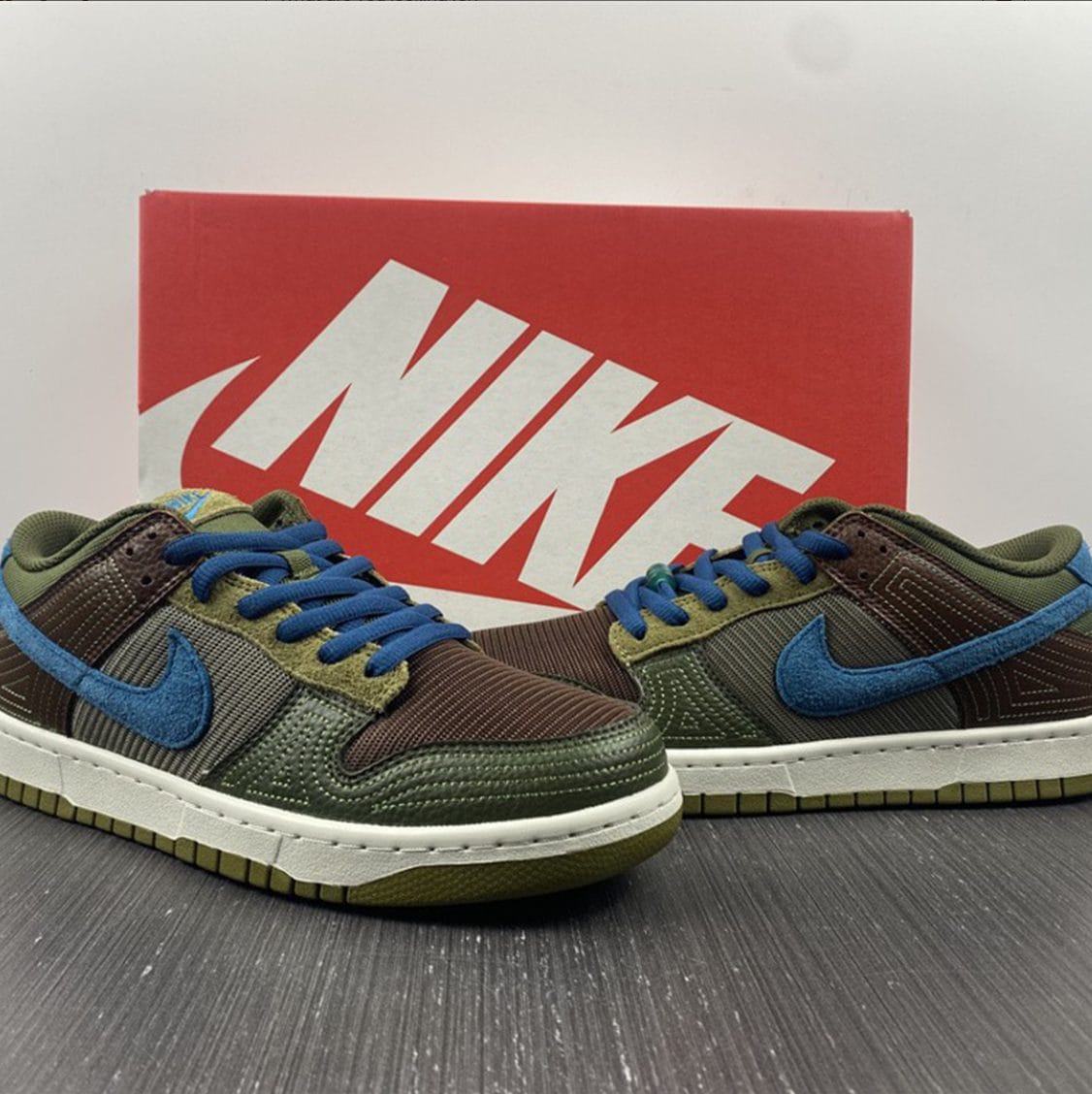 Nike Dunk Low NH Jade Cacao Wow Shoes Sneakers - Image 3