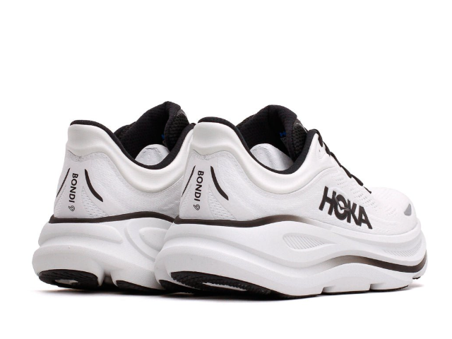 Hoka One One Bondi 9 White Black 1162011-WBLC - Image 3