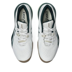 Alternative view of Asics Gel-Resolution X White Saxon Green 1041A481-111