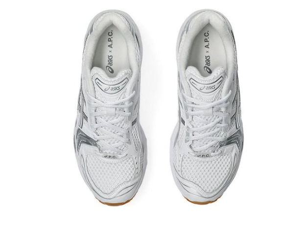 Asics Gel-Kayano 14 A.P.C. White Pure Silver 1203A727-100 - Image 5