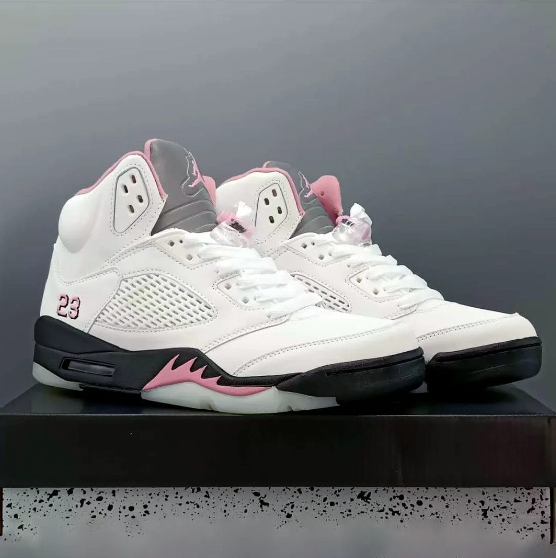 Air Jordan 5 35th Anniversary Medium Soft Pink Shoes Sneakers - Image 7