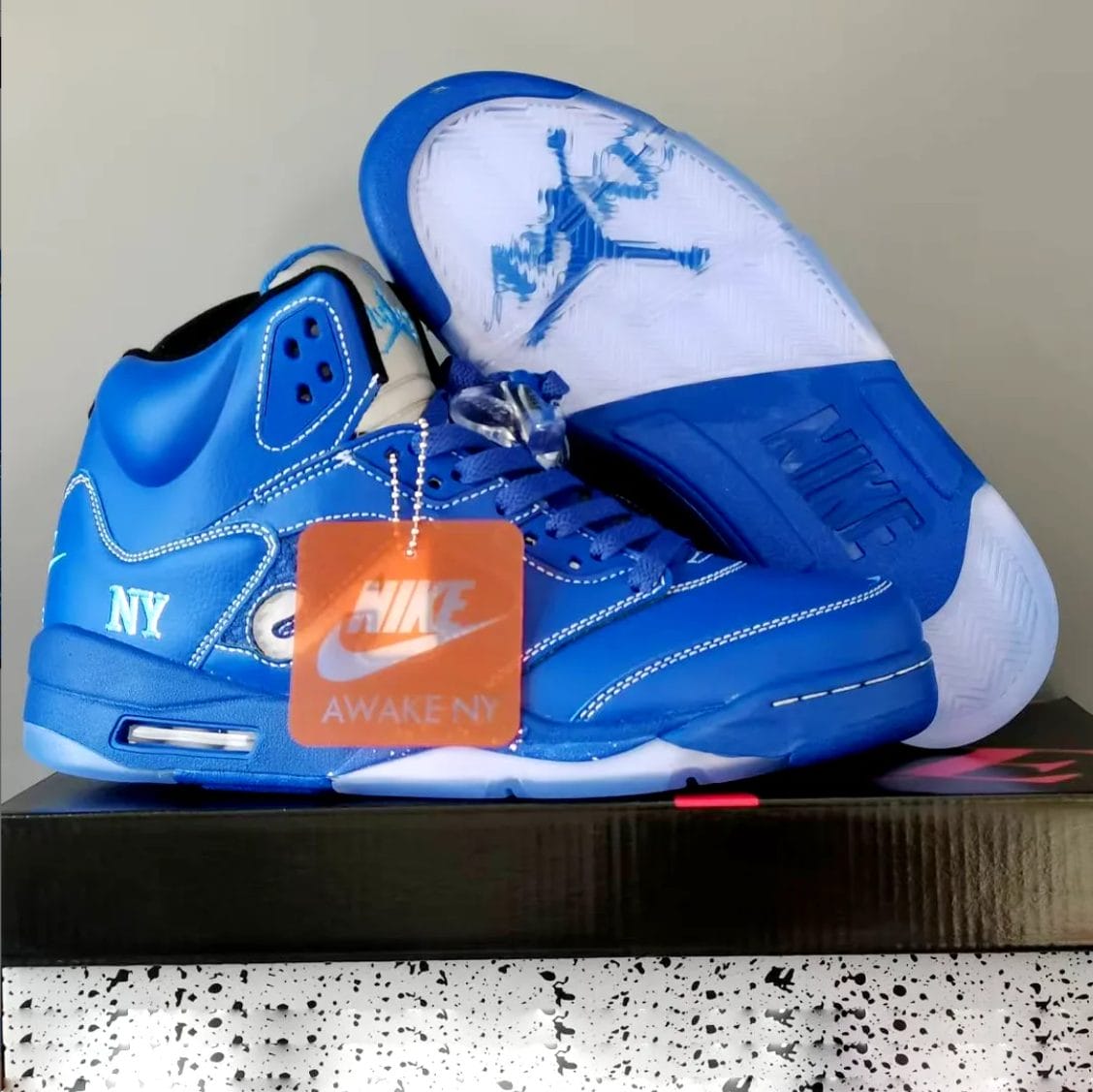 Alternative view of Awake NY x Air Jordan 5 Blueprint Shoes Sneakers
