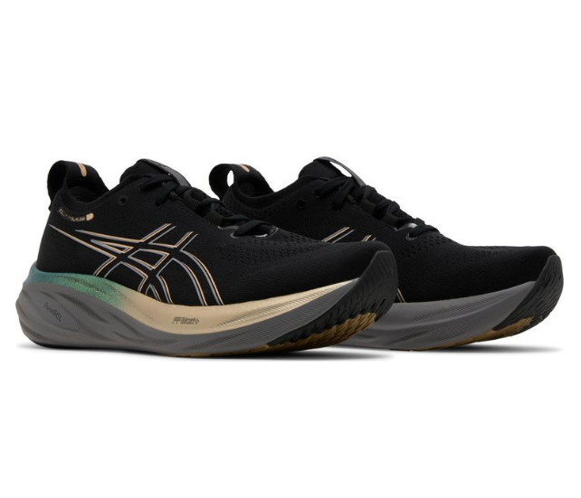 Asics Gel Nimbus 26 Platinum Black Champagne 1011B922-001 - Image 3