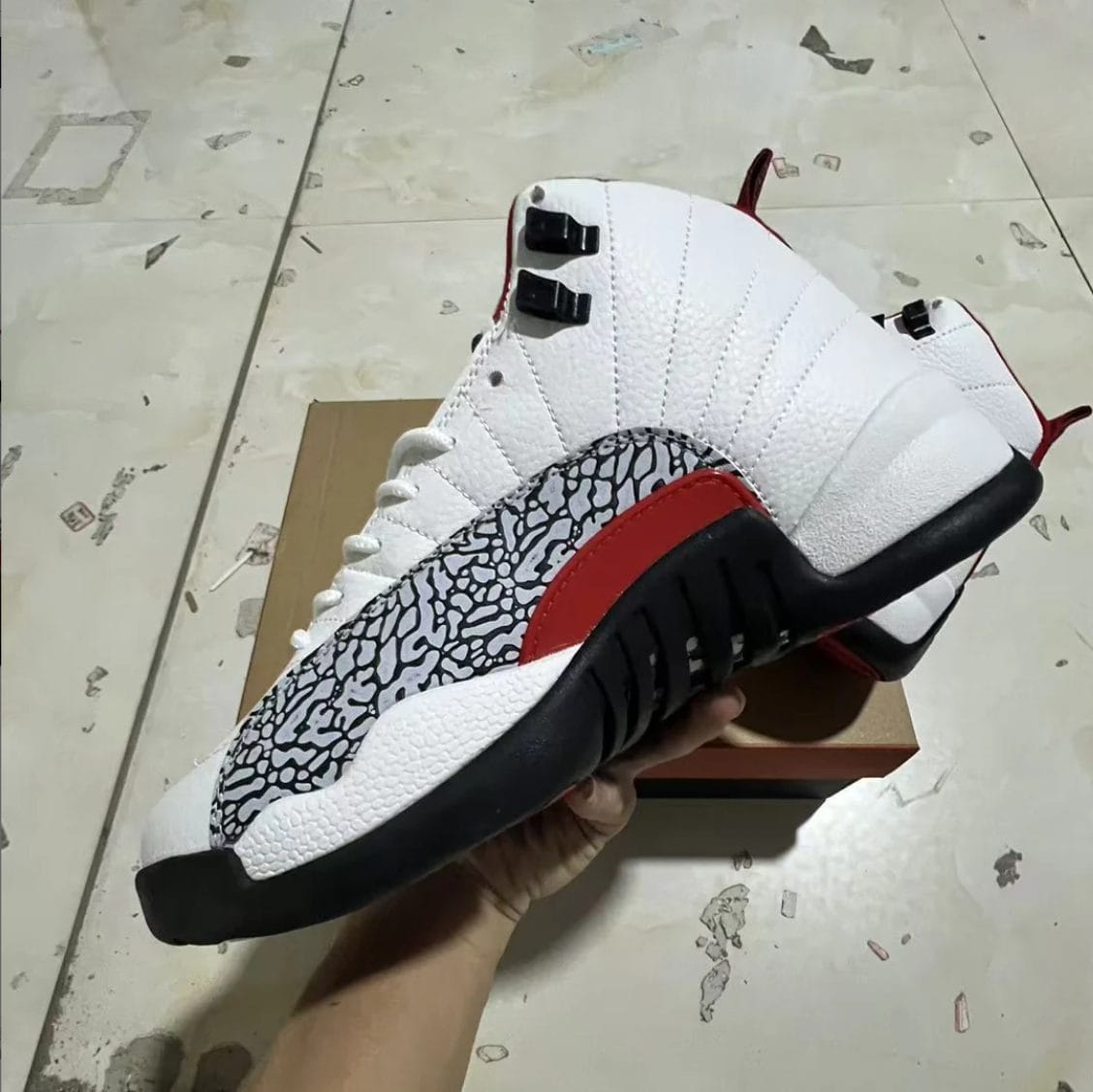 Air Jordan 12 Elephant Print Shoes Sneakers - Image 10
