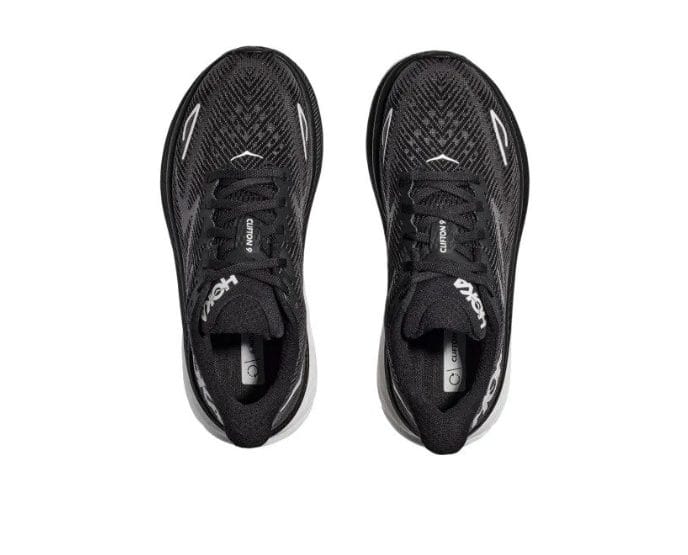 Hoka One One Clifton 9 2E Wide Black White 1132210-BWHT - Image 2