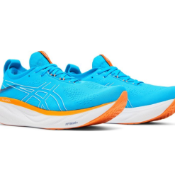 Alternative view of Asics Gel Nimbus 25 Island Blue Sun Peach 1011B547-400