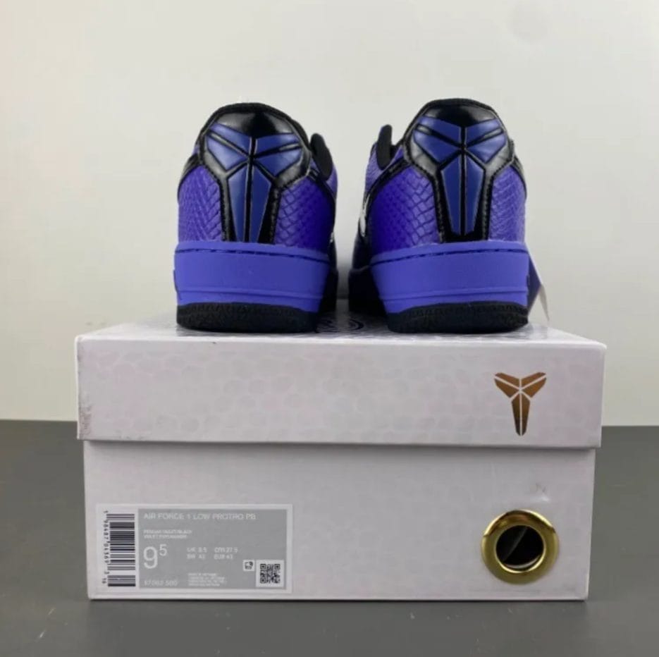 Kobe Bryant x FC Barca x Air Force 1 Low Protro Persian Violet Shoes Sneaker - Image 5