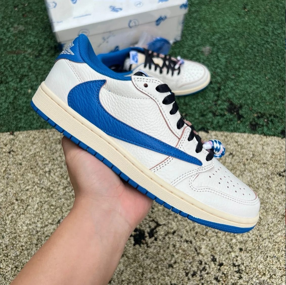 Travis Scott x Fragment x Air Jordan 1 Low 2025 Shoes Sneakers - Image 16