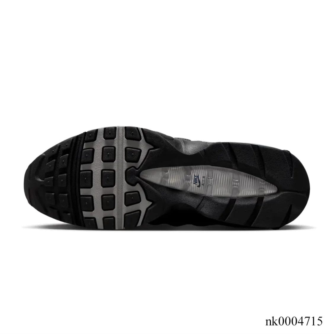 Air Max 95 Big Bubble Black Metallic Silver Shoes Sneakers - Image 5
