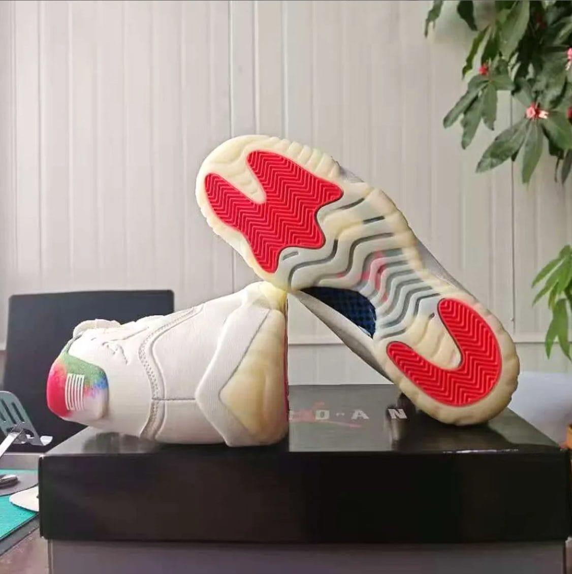 Alternative view of Air Jordan 11 285 Atlanta Shoes Sneaker