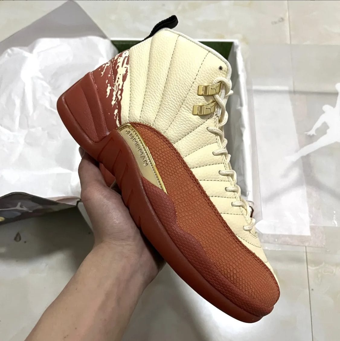 Eastside Golf x Air Jordan 12 Out Of The Clay Shoes Sneakers - Image 5