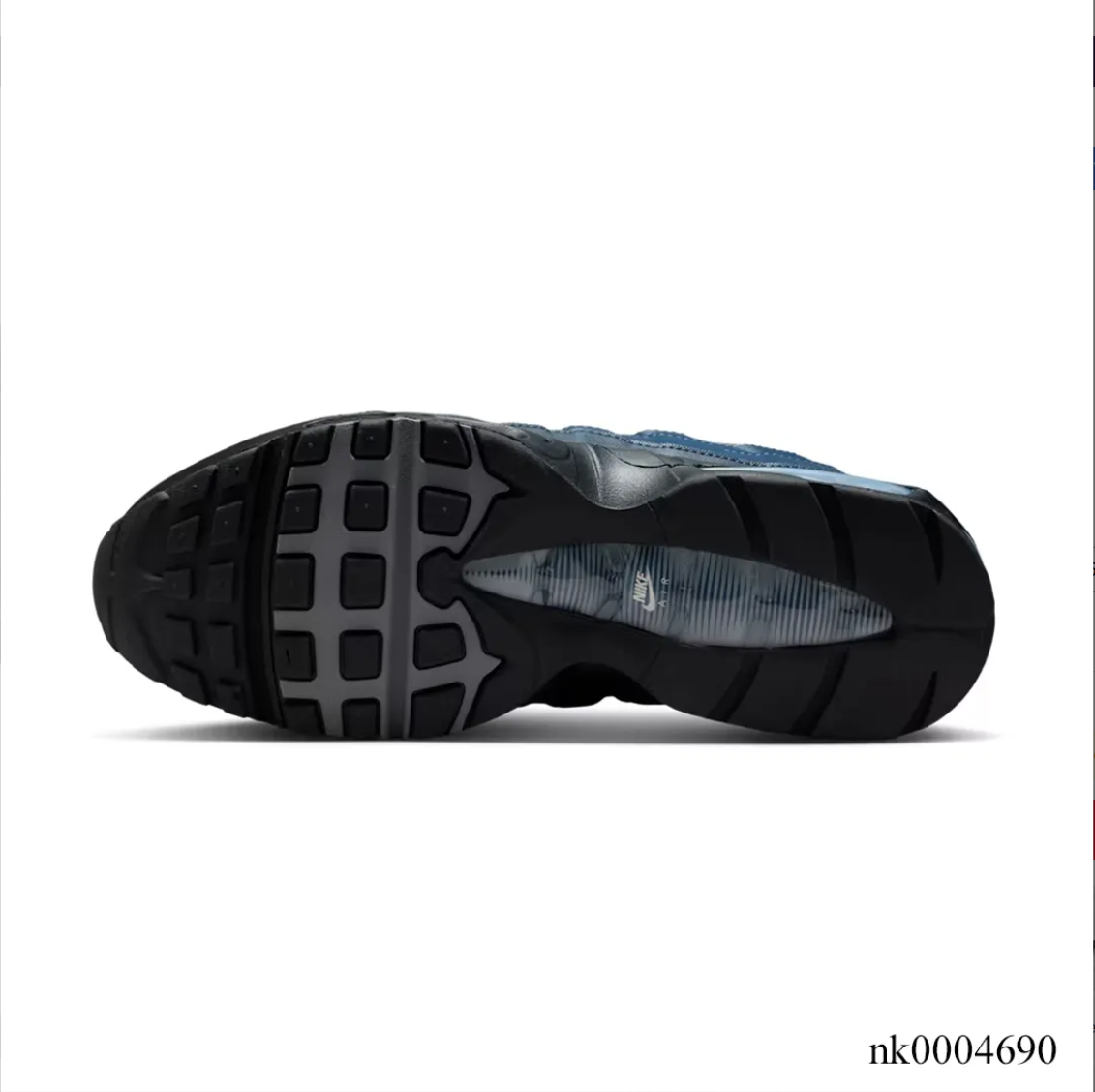 Alternative view of Air Max 95 Big Bubble Black Game Royal Shoes Sneakers