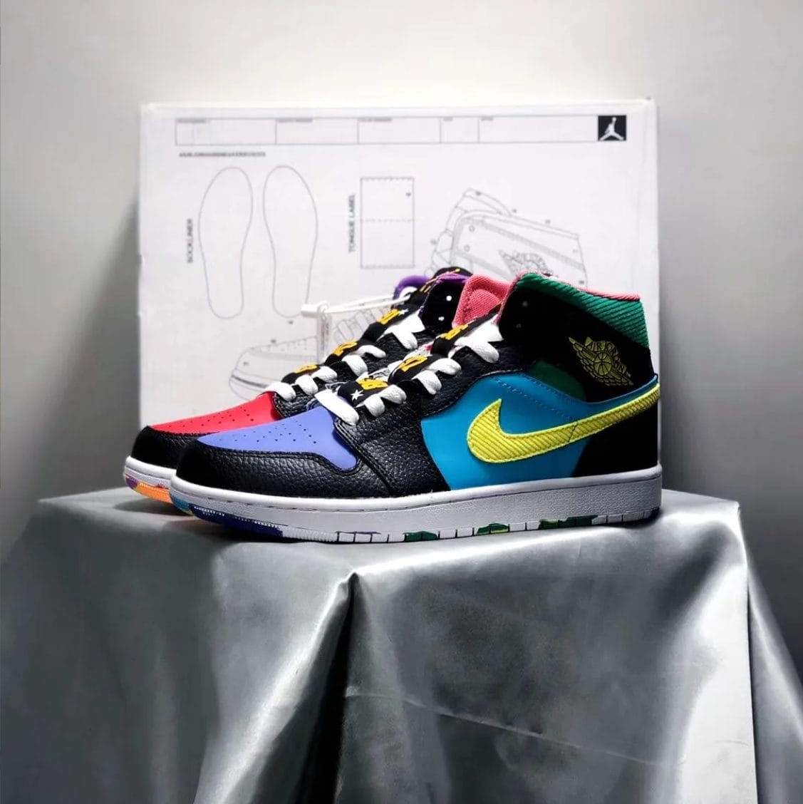 Air Jordan 1 Mid Six Championships Shoes Sneakers - Image 4