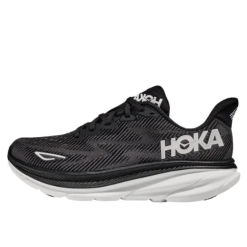 Hoka One One Clifton 9 2E Wide Black White 1132210-BWHT
