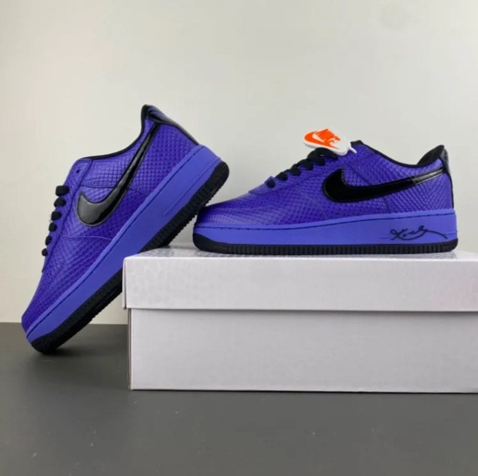 Kobe Bryant x FC Barca x Air Force 1 Low Protro Persian Violet Shoes Sneaker - Image 6