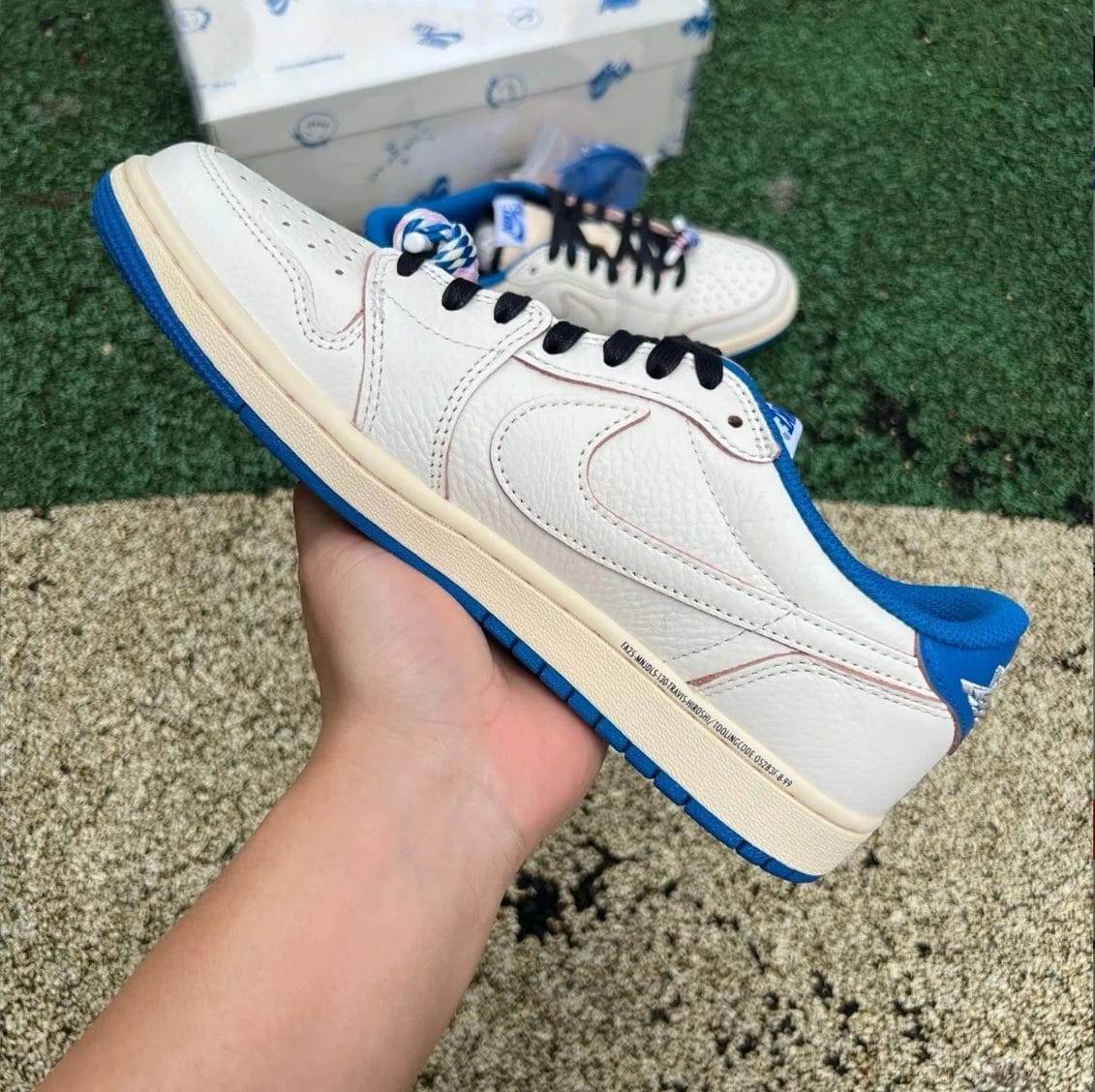 Travis Scott x Fragment x Air Jordan 1 Low 2025 Shoes Sneakers - Image 18