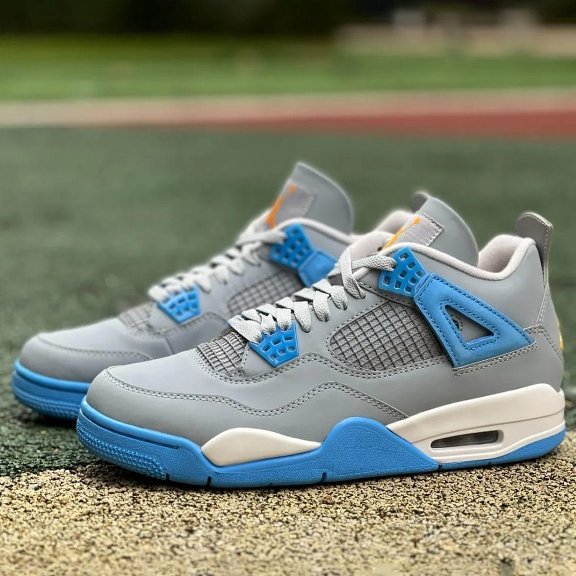 Air Jordan 4 LS Mist Blue Shoes Sneakers - Image 7