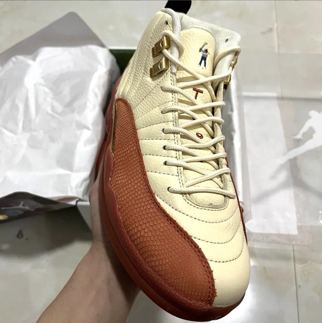 Eastside Golf x Air Jordan 12 Out Of The Clay Shoes Sneakers - Image 7
