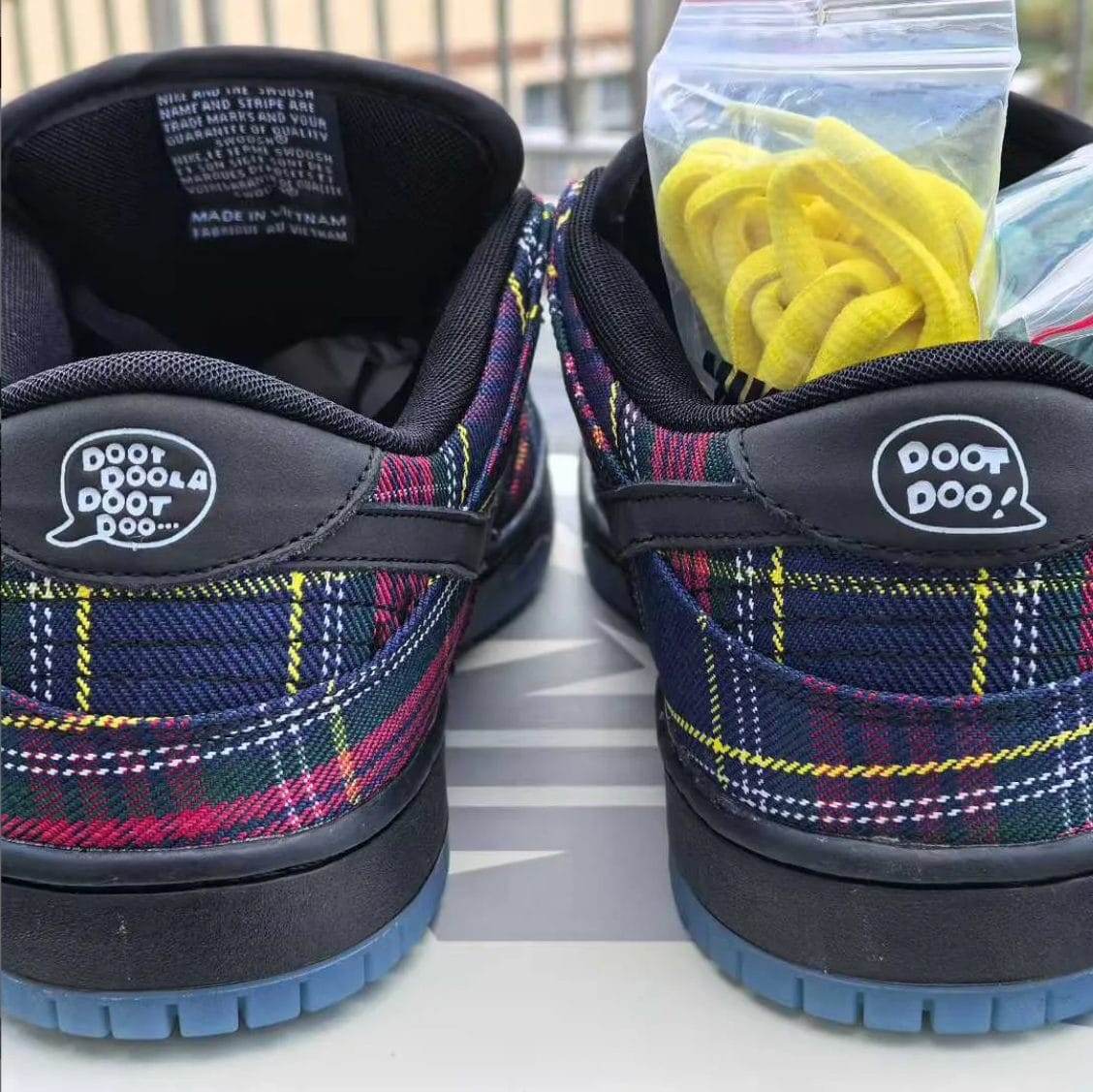 Nardwuar x Dunk Low SB Pro Tartan Shoes Sneakers - Image 5