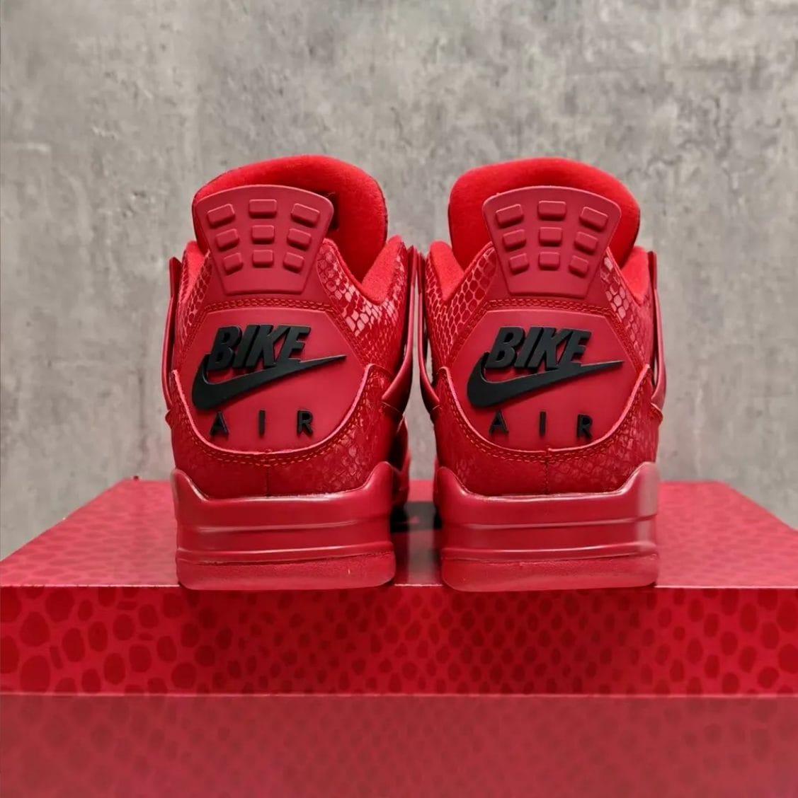 Nigel Sylvester x Air Jordan 4 Red Mamba Shoes Sneakers - Image 13