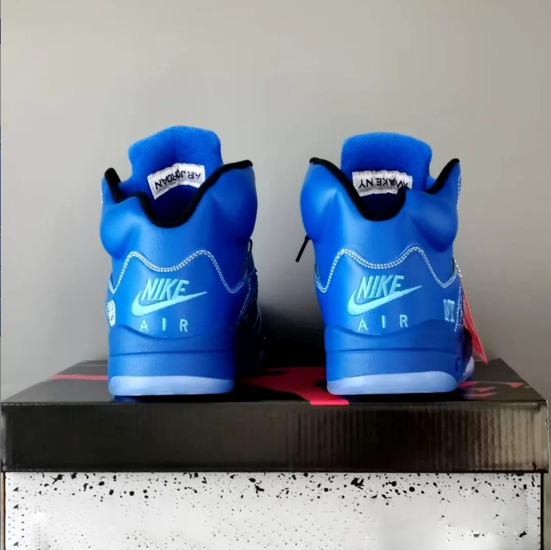 Awake NY x Air Jordan 5 Blueprint Shoes Sneakers - Image 5