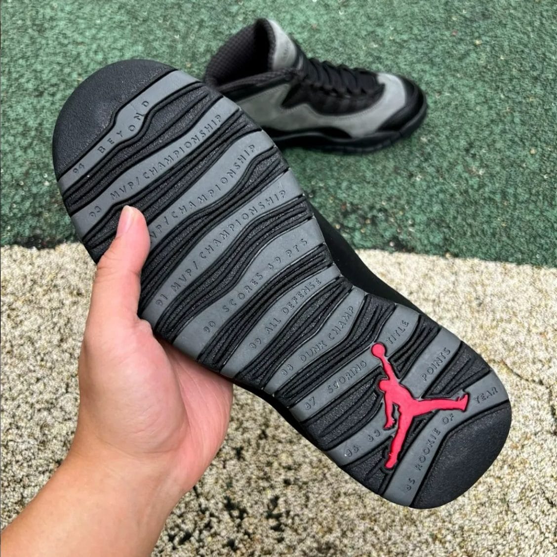 Air Jordan 10 Retro Shadow (1994) Shoes Sneakers - Image 8