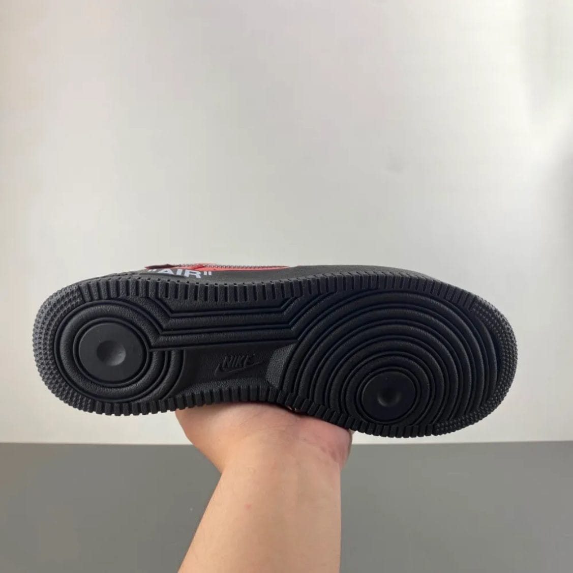 OW x Air Force 1 Low Crimson Sample Shoes Sneaker - Image 9