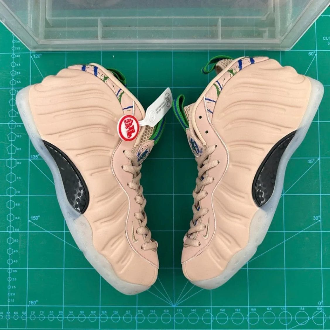 Air Foamposite One Particle Beige Shoes Sneakers - Image 5