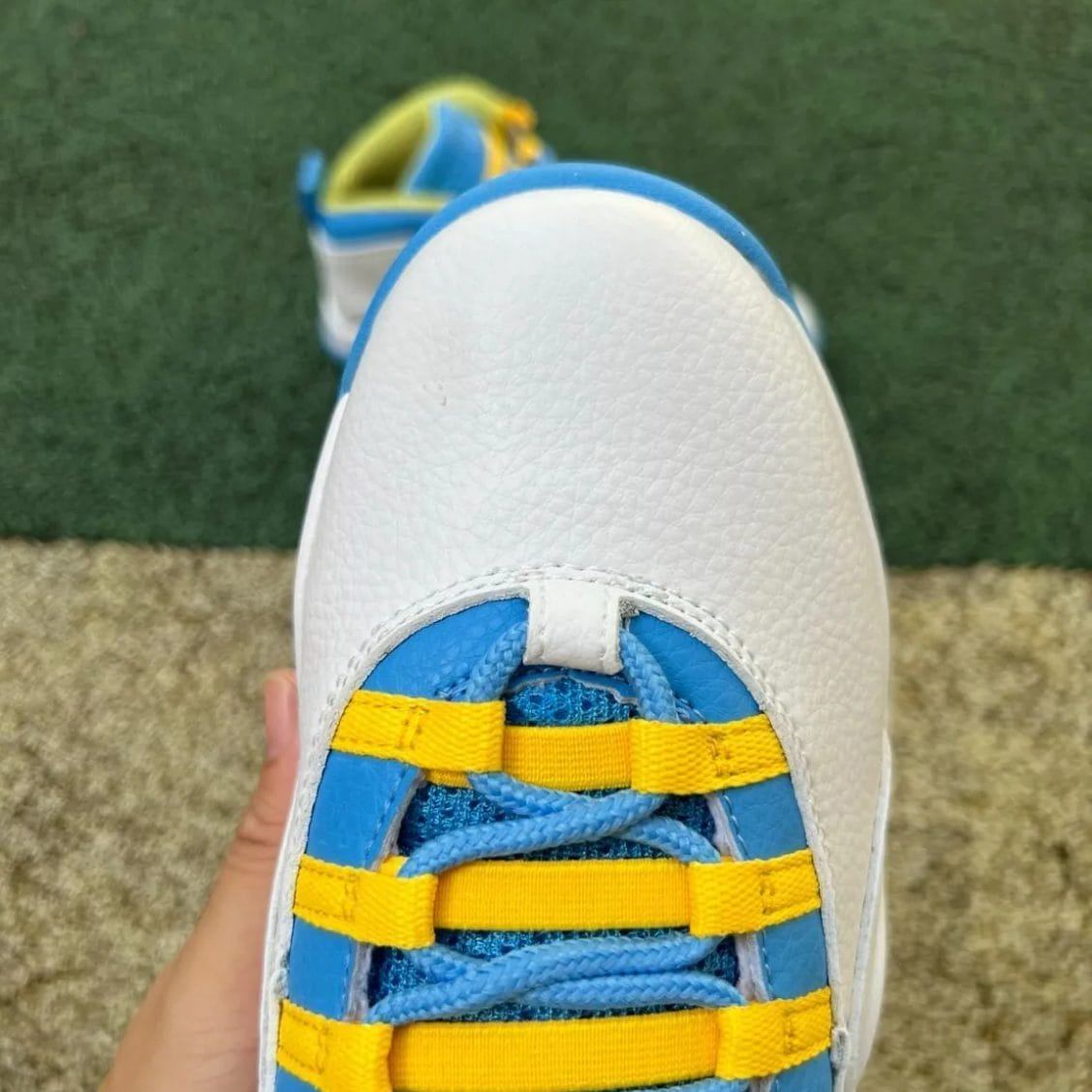 Air Jordan 10 Carolina Blue Yellow Shoes Sneakers - Image 8