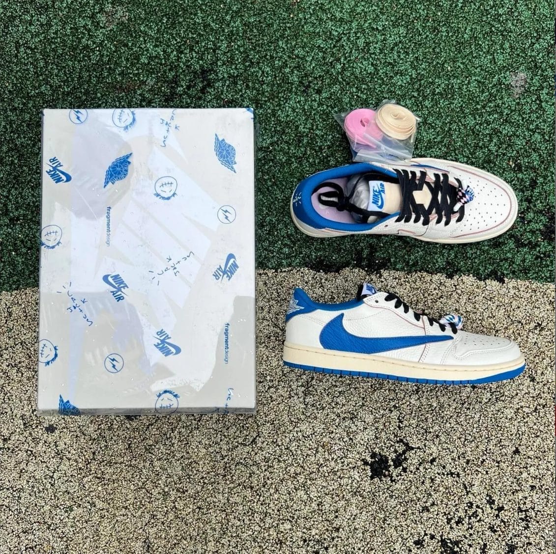 Travis Scott x Fragment x Air Jordan 1 Low 2025 Shoes Sneakers - Image 3