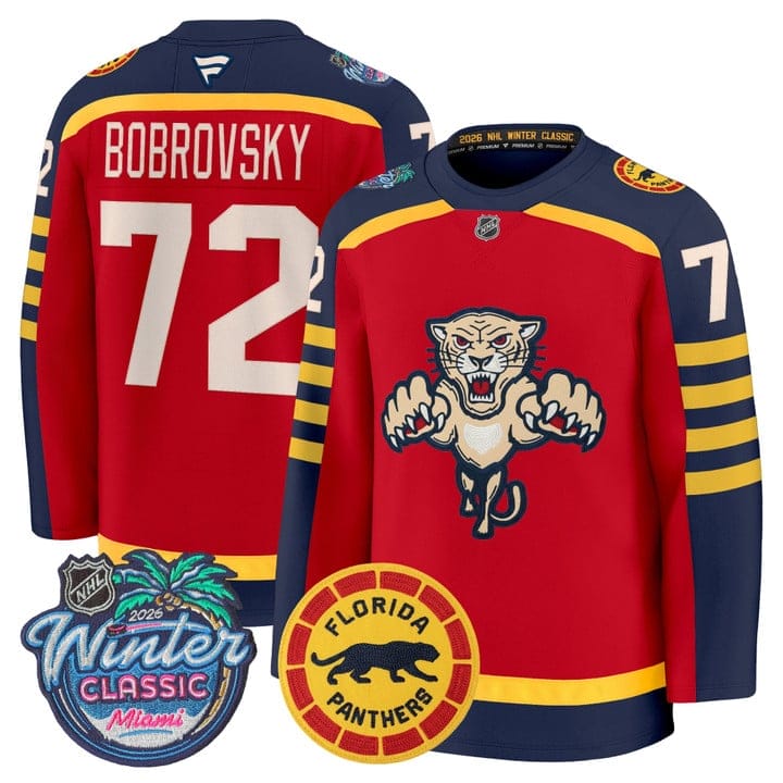 Sergei Bobrovsky Jersey #72 Florida Panthers 2026 Winter Classic Stitched