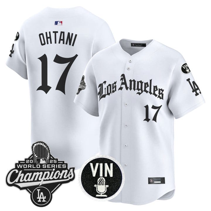 Shohei Ohtani Jersey #17 Dodgers 2025 World Series Champions LA Gothic - Image 5