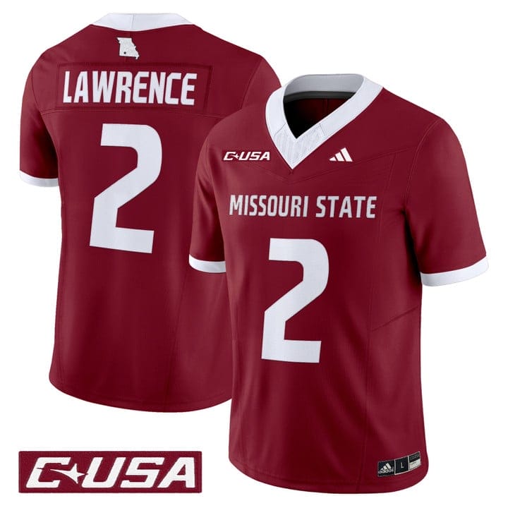 Shomari Lawrence Jersey #2 Missouri State Bears 2025 Limited Stitched - Image 4