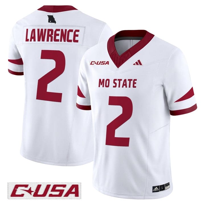 Shomari Lawrence Jersey #2 Missouri State Bears 2025 Limited Stitched - Image 5