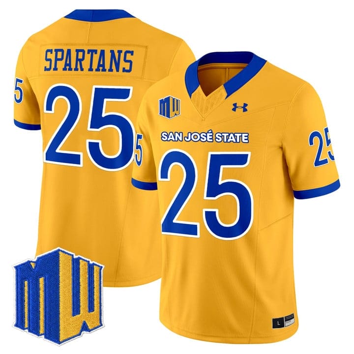 Spartans Jersey #25 San José State Spartans 2025 Limited Stitched - Image 3