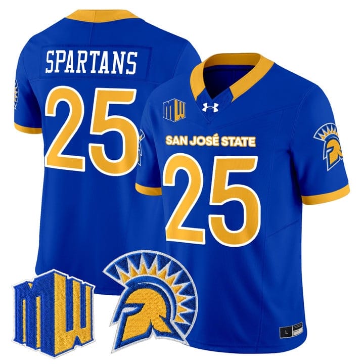 Spartans Jersey #25 San José State Spartans 2025 Limited Stitched - Image 4