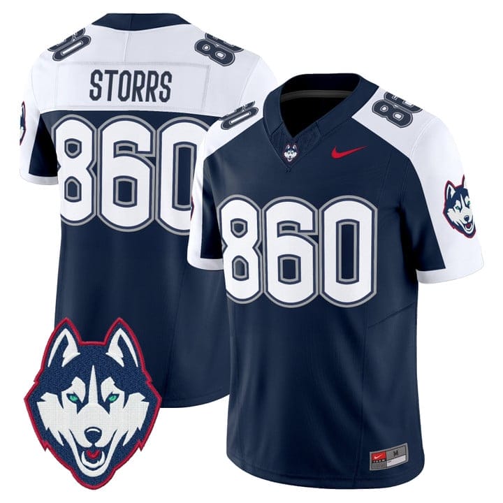 Alternative view of Storrs Jersey #860 UConn Huskies 2025 Vapor Limited Stitched