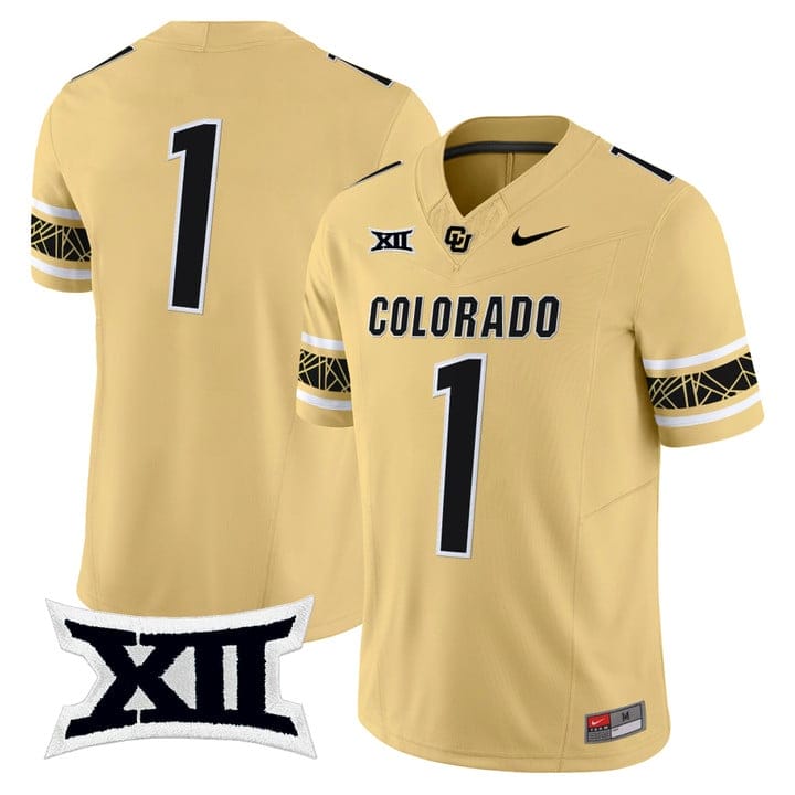 Alternative view of Team Jersey #1 Colorado Buffaloes 2025 Vapor Limited V2 Stitched