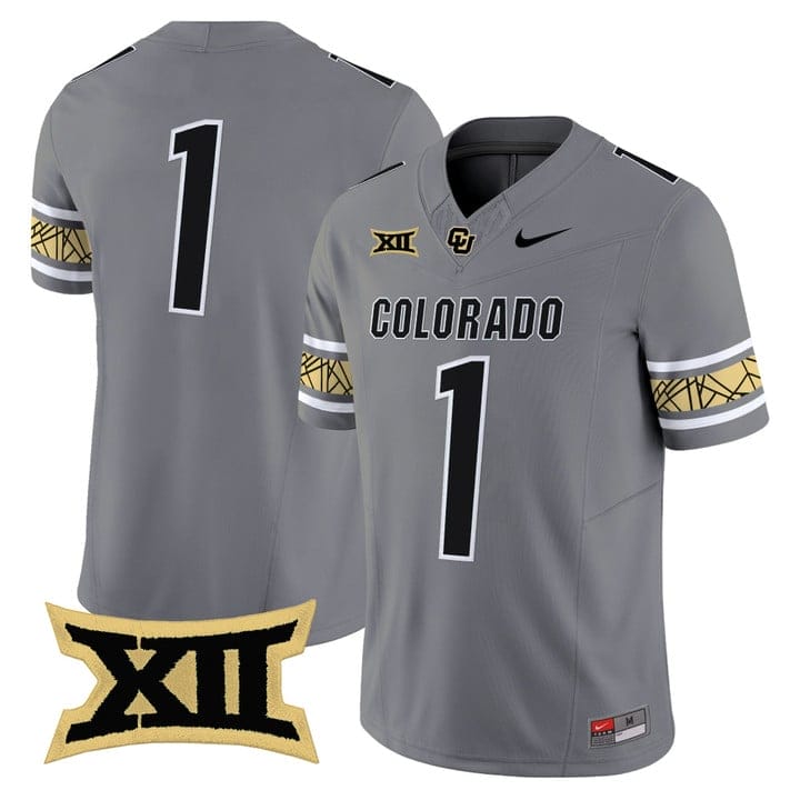 Team Jersey #1 Colorado Buffaloes 2025 Vapor Limited V2 Stitched - Image 3