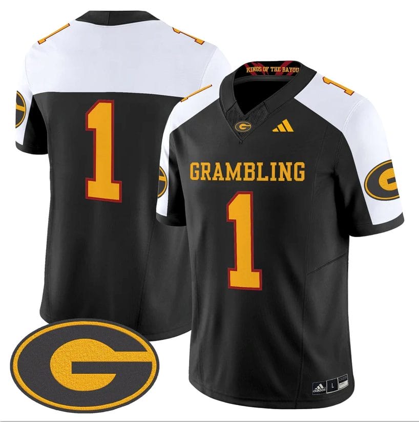 Team Jersey #1 Grambling Tigers 2025 Vapor Limited Stitched